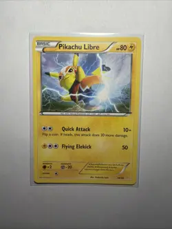 Pokemon TCG Pikachu Libre 14/30 XY Trainer Kit 2016 Card Nintendo Basic TPCi - Image 1