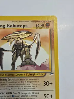 Pokemon 💎 Neo Destiny Shining Kabutops Holo Card 108/105 WOTC LP *SEE PICS* - Image 5