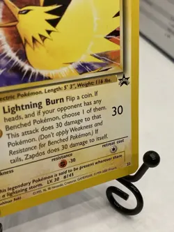 MOLTRES ARTICUNO ZAPDOS 21 22 23 BLACK STAR PROMO POKEMON CARDS AOKI ERROR - Image 5