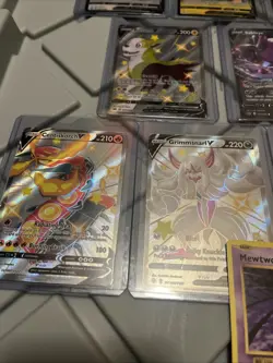 Pokemon TCG Huge Value Lot Of 21 Mixed Cards With A Shiny Set Of V’s - Image 2