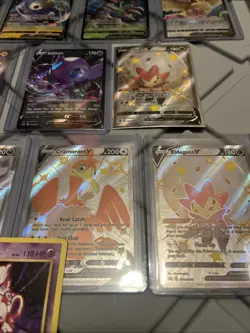 Pokemon TCG Huge Value Lot Of 21 Mixed Cards With A Shiny Set Of V’s - Image 3