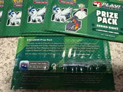 10- SEALED PACKS of 2026 PLAY! POKEMON PRIZE PACK SERIES 8 BOOSTER GAME CARDS - Image 2
