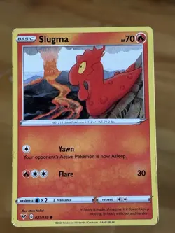 Slugma - 027/185 - Common - Lightly Played Pokemon Card - Image 1