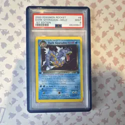 Pokemon Dark Gyarados Team Rocket 8/82 Holo 1st Edition PSA Graded 2000 - Image 1