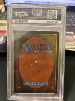 Magic the gathering MTG Revised Scrubland Dual Lands PSA 6 EX-MT vintage - Image 2