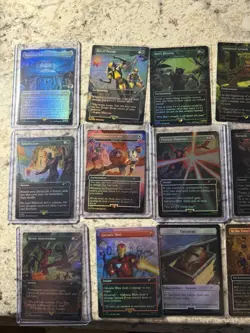 MTG Secret Lair Marvel Iron Man Cap Wolverine Black Panther LOT 2025 ALL FOIL - Image 2