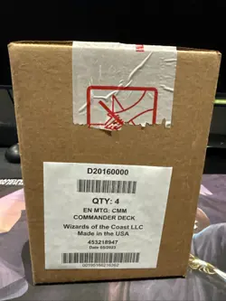 Magic The Gathering Commander Masters Set Of 4 Commander Decks Factory Sealed - Image 1