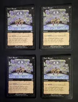 Dark Ritual x4- Mercadian Masques Rebecca Guay LP - Image 1