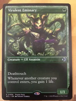 MTG Promo Pack: Lorwyn Eclipsed Virulent Emissary Non-foil - Image 1