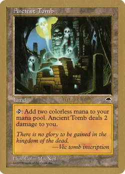 Ancient Tomb (#mlp315) World Championship Decks 1999 MP MTG - Image 1