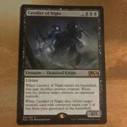 Cavalier of Night, Core Set 2020, Elemental MTG LP - NM - Image 1