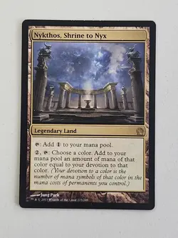 MTG Nykthos, Shrine to Nyx, Theros (THS) Lp 223/249 English Regular - Image 1