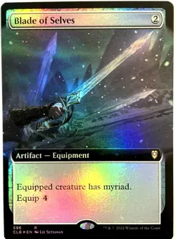 MTG Blade of Selves *EXTENDED ART FOIL* Commander Legends Baldur's Gate 596 NM - Image 1