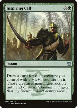 MTG Inspiring Call ** Dragons of Tarkir ** English (NM) - Image 1