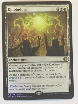 Kinbinding - Alt-Art Promo Foil MTG Lorwyn Eclipse - Image 1