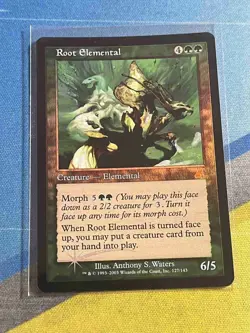 Magic the Gathering MTG Scourge ROOT ELEMENTAL Foil - Image 1