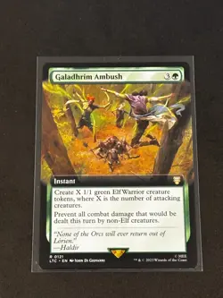 Galadhrim Ambush - Lord of the Rings MTG Magic Rare Extended Art R0121 - Image 1