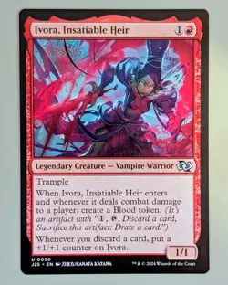 Ivora, Insatiable Heir (Anime) - Foundations Jumpstart #50 Uncommon - NM - MtG - Image 1