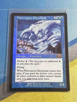 Magic the Gathering MTG Planeshift WATERSPOUT ELEMENTAL Foil - Image 1