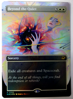 MTG Edge of Eternities - Beyond the Quiet - FOIL Borderless Rare - 0303 NM - Image 1