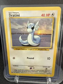 Pokemon TCG Dratini Base Set, Unlimited Uncommon Card 26/102 Never Played! - Image 1