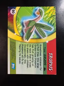 Tropius #80 Pokemon 2004 Topps Advanced Challenge ( Holo) Foil - Image 2