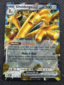 Gholdengo ex 139/182 Paradox Rift Double Rare - Pokemon TCG - NM - Image 1