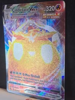 Pokemon TCG Cinderace VMAX Fusion Strike 045/264 Holo Ultra Rare NM/MT - Image 2