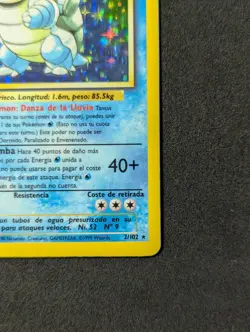 Pokemon TCG Spanish Blastoise Base Set 2/102 - Image 4