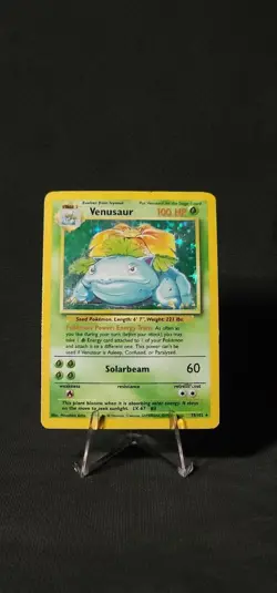 Pokemon Venusaur Base Set 15/102 Holo 1999-2000 Wizards MP - Image 1