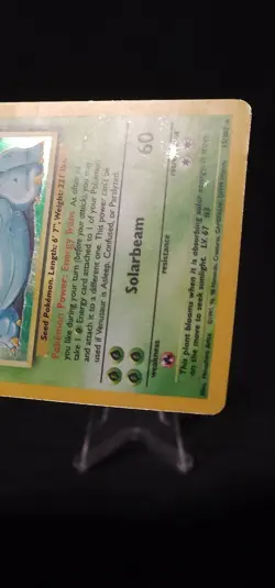 Pokemon Venusaur Base Set 15/102 Holo 1999-2000 Wizards MP - Image 4