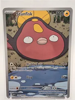 Pokemon White Flare Stunfisk Illustration Rare English NM - Image 1