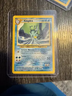 Pokemon TCG Kingdra 1st Edition Neo Genesis Non Holo Mint - Image 1