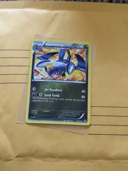 Pokemon Garchomp Cracked Ice Holo 91/124 DRX Dragons Exalted LP/NM - Image 2