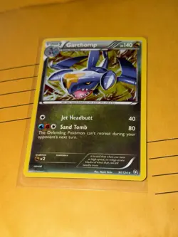 Pokemon Garchomp Cracked Ice Holo 91/124 DRX Dragons Exalted LP/NM - Image 3