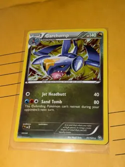 Pokemon Garchomp Cracked Ice Holo 91/124 DRX Dragons Exalted LP/NM - Image 4
