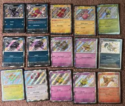 Pokemon TCG Paldean Fates Shiny Lot Of 25 NM - Image 1