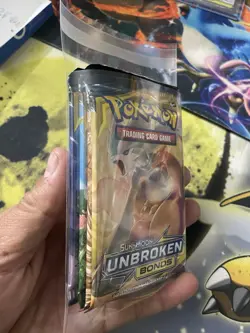 Pokemon Sun & Moon Unbroken Bonds Booster Packs Set Of 4 Each Art - Image 3