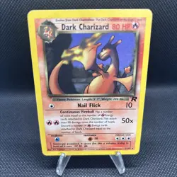 Great Condition Pre-owned Pokemon TCG Rocket / Dark Charizard 21/82 2000 - Image 1