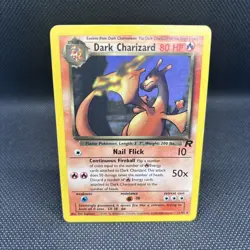 Great Condition Pre-owned Pokemon TCG Rocket / Dark Charizard 21/82 2000 - Image 2