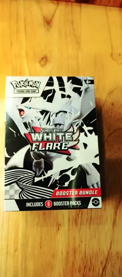 Pokemon TCG Scarlet & Violet White Flare Booster 6 pack Bundle - Factory Sealed - Image 1