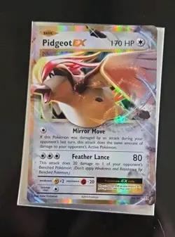 Pokemon TCG Pidgeot-EX XY Evolutions 64/108 Holo Holo Rare EX - Image 1