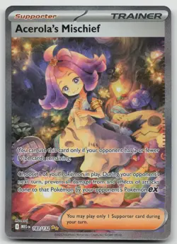 Acerola's Mischief 183/132 Pokemon TCG Me01: Mega Evolution SIR Holo - Image 1