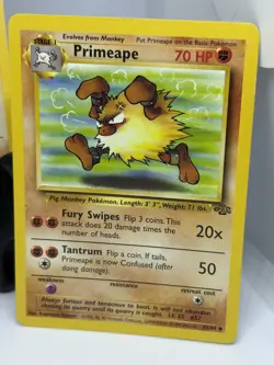 Pokemon TCG Dark Primeape #43/82 Team Rocket Primape 43/64 and Mankey Jungle Set - Image 4