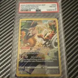 Galarian Zapdos #SWSH283 Pokemon Promo PSA 8 - Image 1