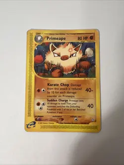 Primeape Non Holo Expedition 29/147 E-Series Vintage Pokemon 2002 Ungraded - Image 3