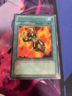 YUGIOH - FINAL FLAME - 1ST ED - LOB - RARE - NM - Image 1