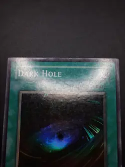 YUGIOH 2002 | DARK HOLE | LOB-E041 | OLD PRINT (MAGIC) | VG - EXCELLENT - Image 4