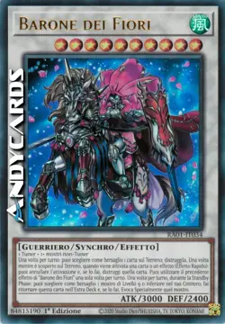 BARONE DEI FIORI • (Baronne De Fleur) • Ultra R • RA01 IT034 • 1Ed • Yugioh! - Image 1