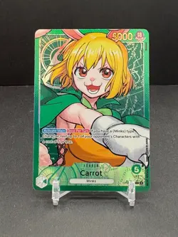 Carrot Parallel Leader - Two Legends #OP08-021 L One Piece TCG - Image 1